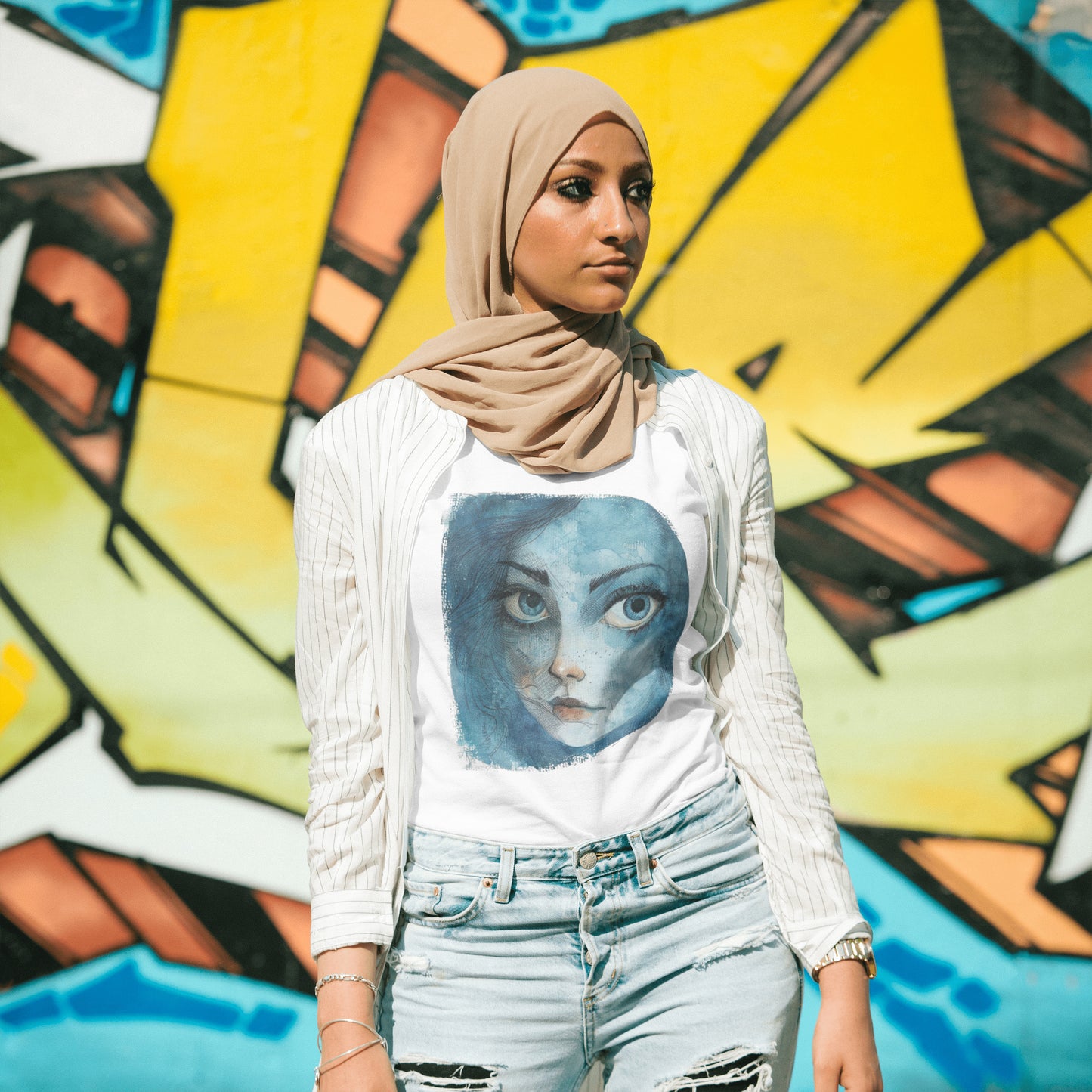 T-SHIRT FEMME 100% COTON BIO, Misspopote