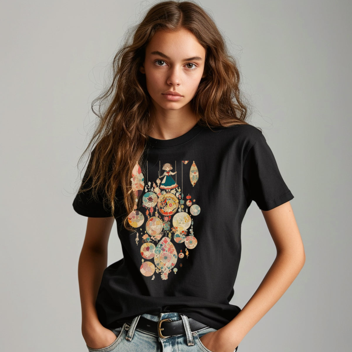 T-SHIRT UNISEXE Léger 100% COTON BIO, Spring Chic - Gling Gling