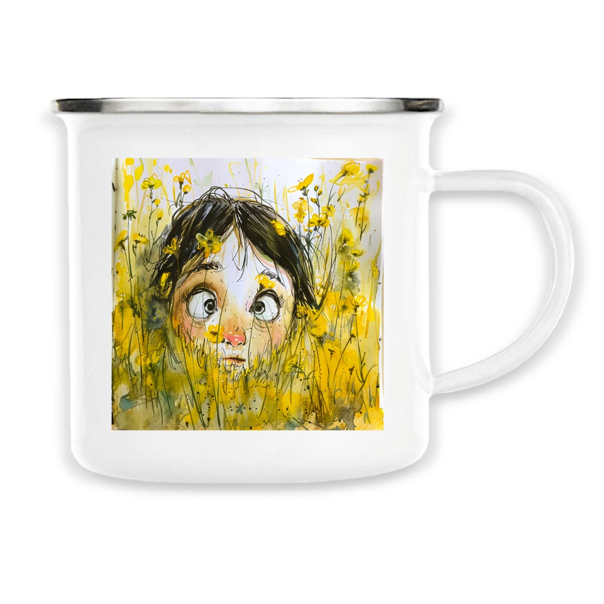 MUG en MÉTAL, Spring Chic - Yellow Spring