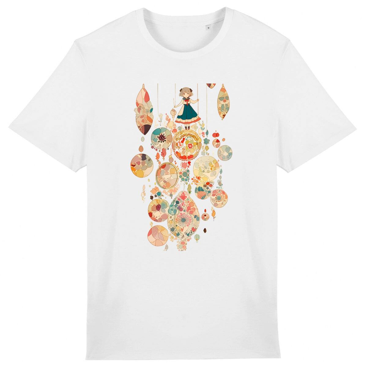 T-SHIRT UNISEXE Léger 100% COTON BIO, Spring Chic - Gling Gling
