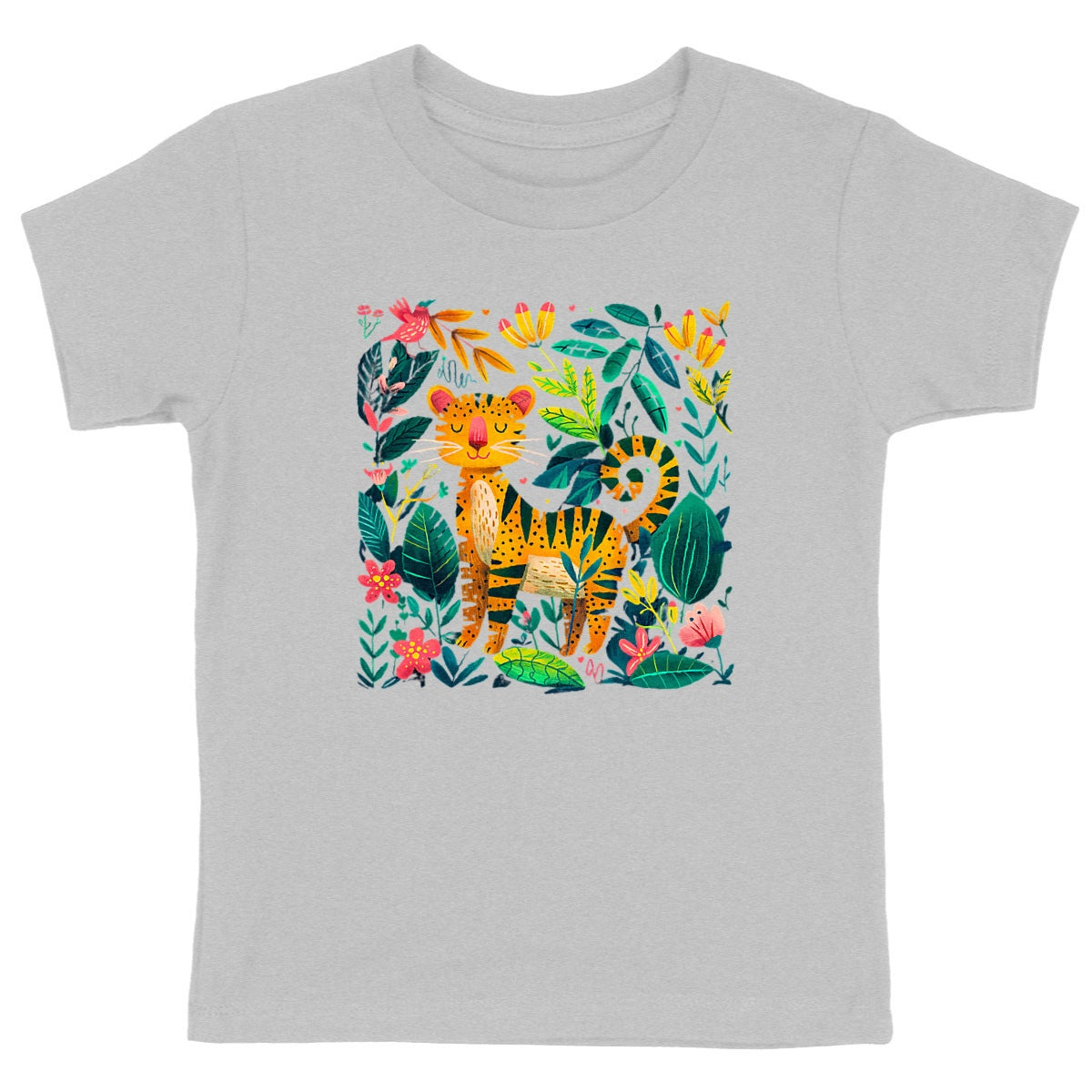 T-SHIRT ENFANT 100% COTON BIO, Spring Chic - Spring in the Jungle