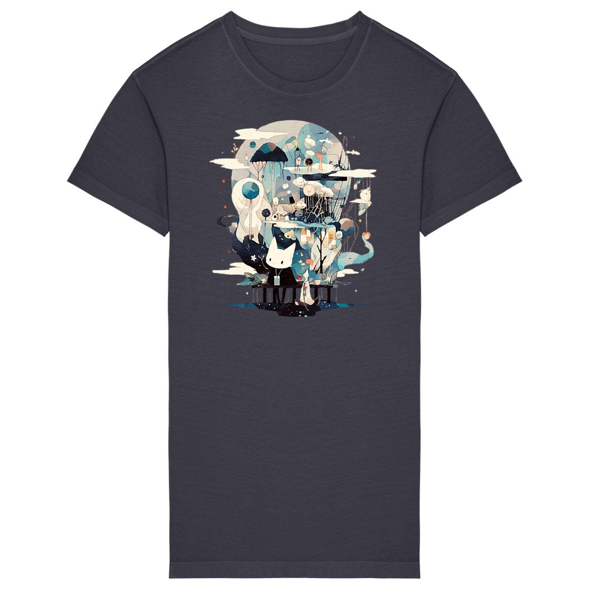 ROBE T-Shirt FEMME 100% COTON BIO, Spring Chic - Surrealism