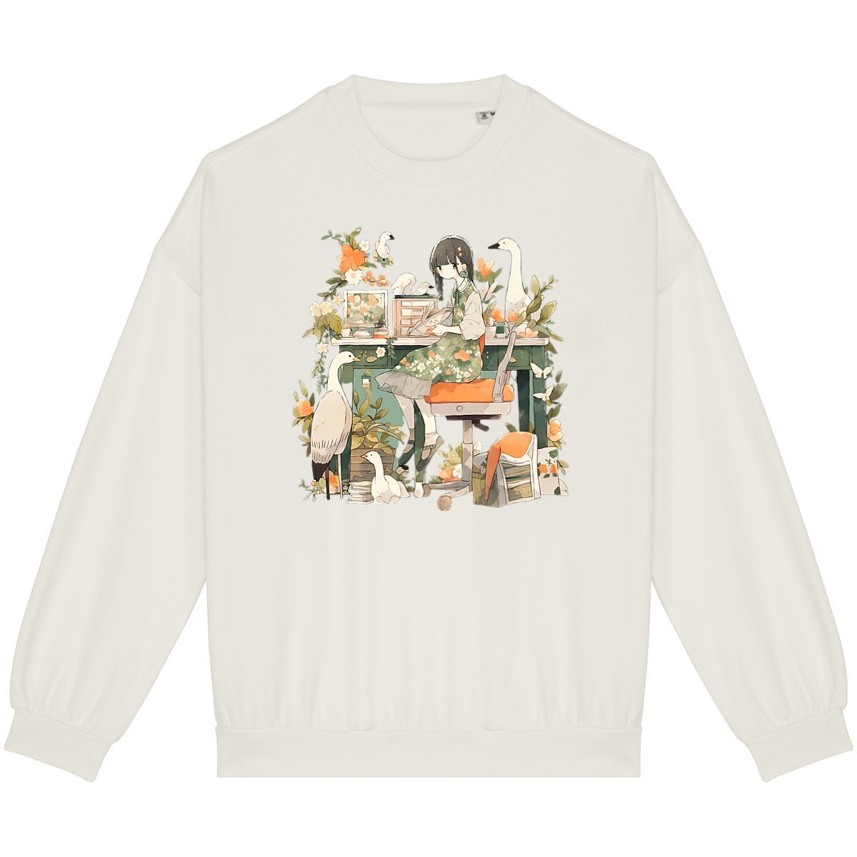 SWEAT-SHIRT UNISEXE Léger 100% COTON BIO, Spring Chic