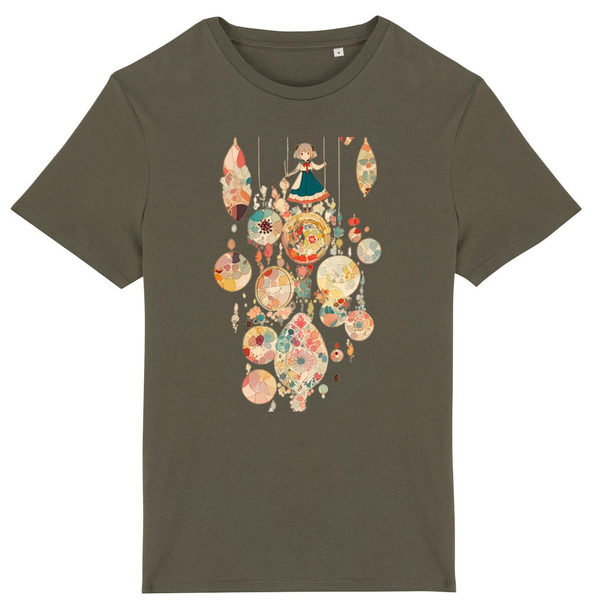 T-SHIRT UNISEXE Léger 100% COTON BIO, Spring Chic - Gling Gling