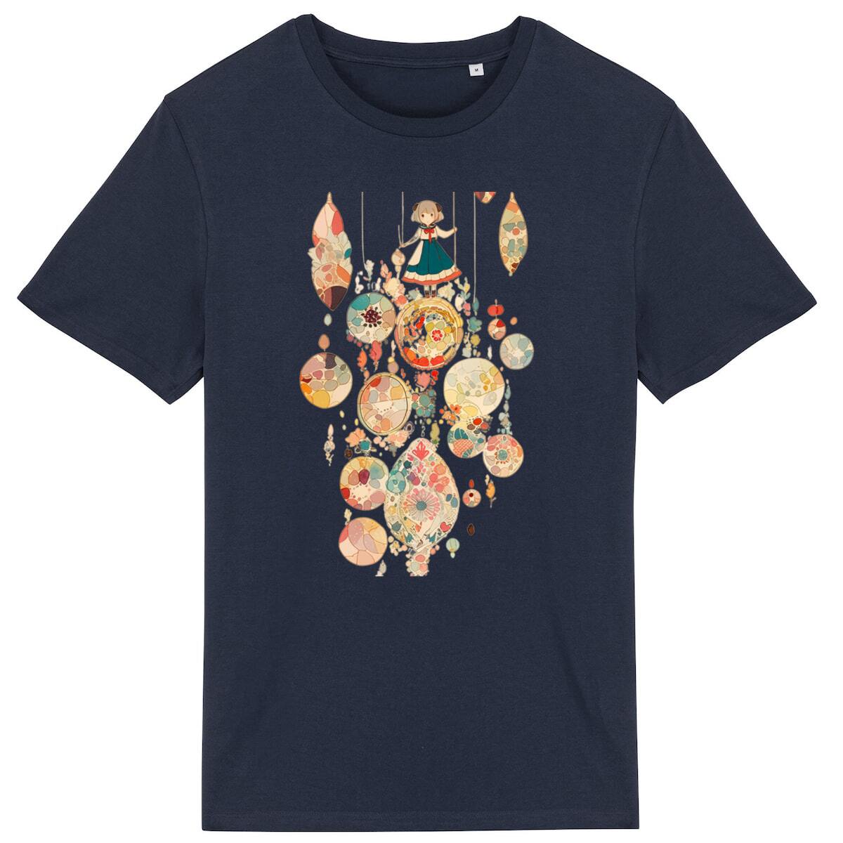 T-SHIRT UNISEXE Léger 100% COTON BIO, Spring Chic - Gling Gling