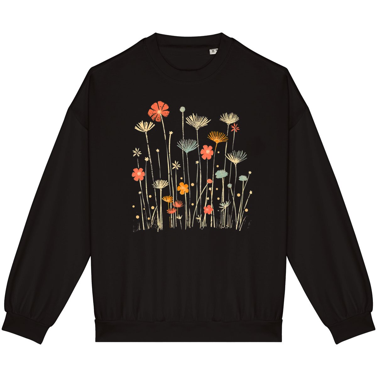 SWEAT-Shirt UNISEXE Léger 100% COTON BIO, Spring Chic - Spring Flowers