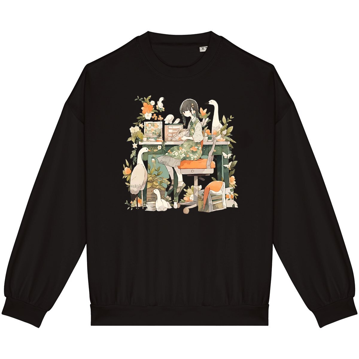 SWEAT-SHIRT UNISEXE Léger 100% COTON BIO, Spring Chic