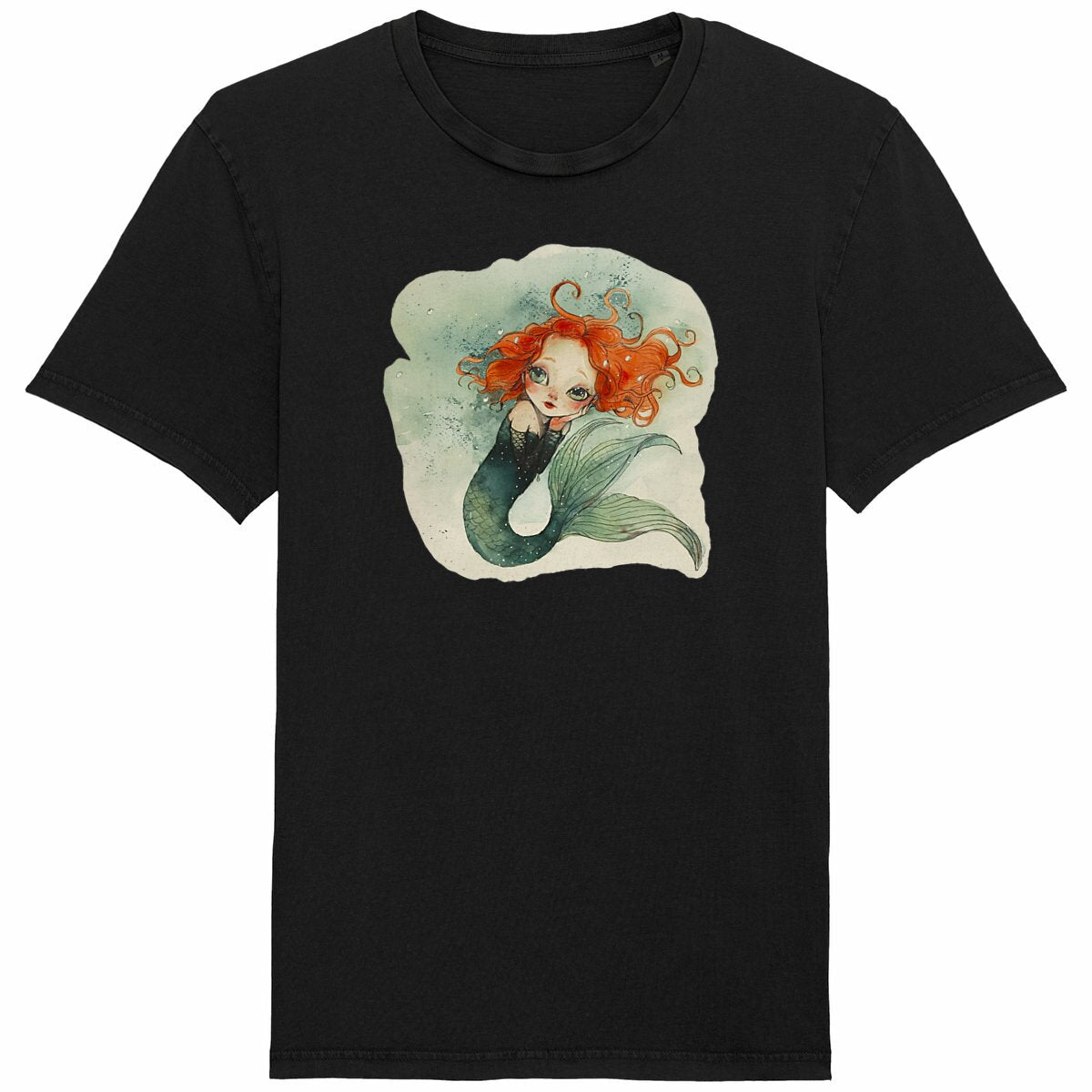T-SHIRT Unisexe VINTAGE, Misspopote - Mermaid