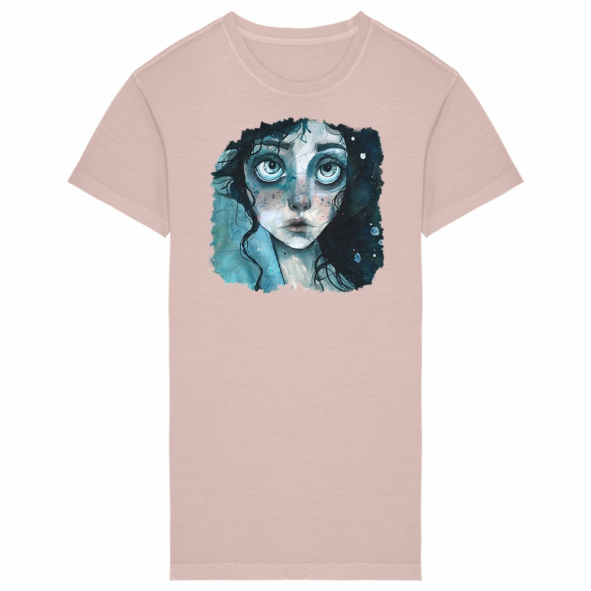 ROBE T-Shirt FEMME 100% COTON BIO, Misspopote - Deep in The Ocean