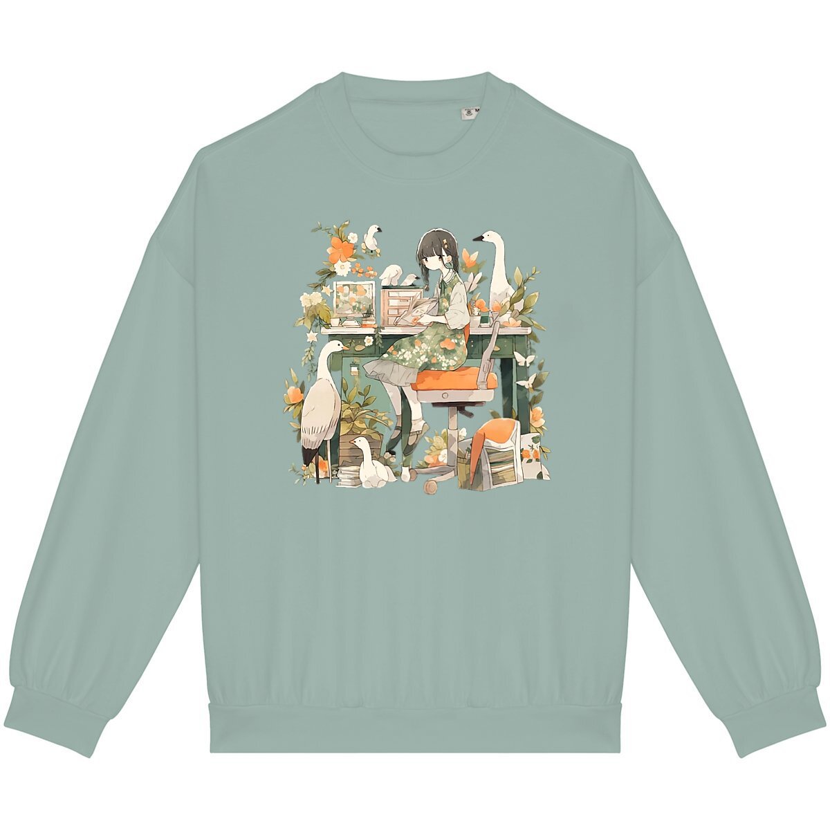 SWEAT-SHIRT UNISEXE Léger 100% COTON BIO, Spring Chic