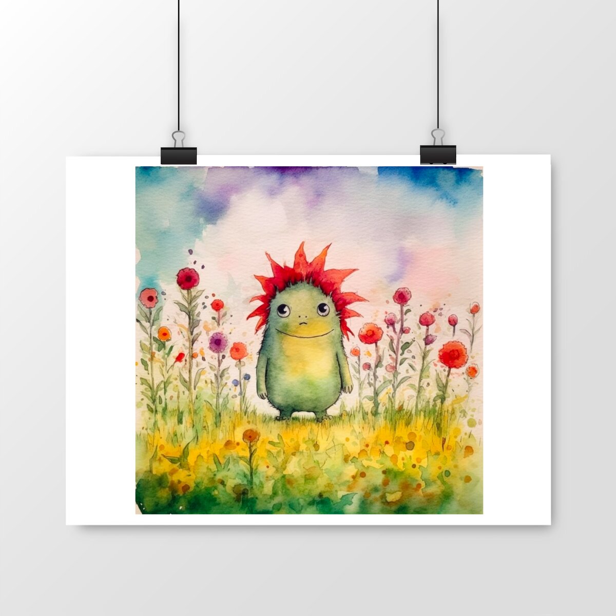 POSTER HORIZONTAL MAT ou SATIN, Little Monster