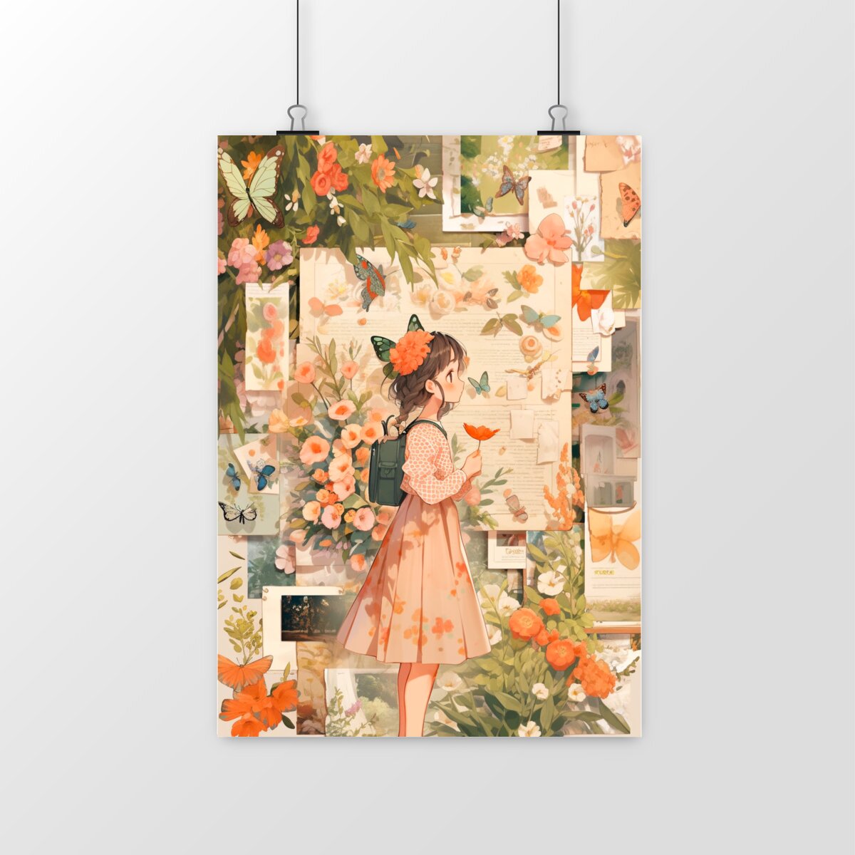 POSTER VERTICAL MAT ou SATIN, Spring Chic