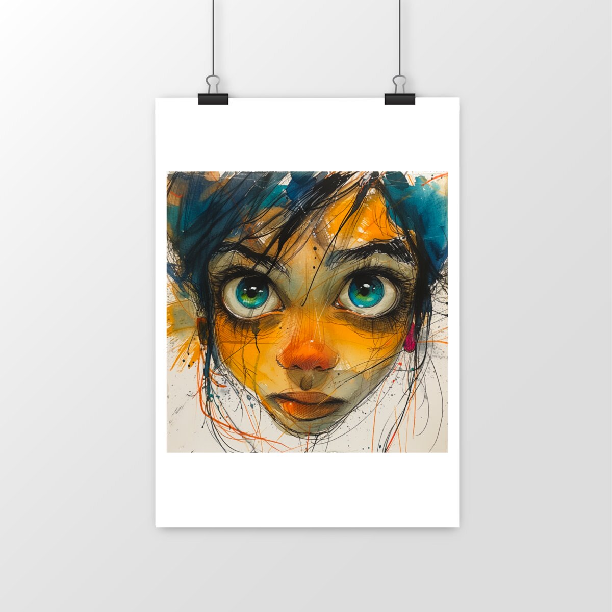 POSTER VERTICAL MAT ou SATIN, India