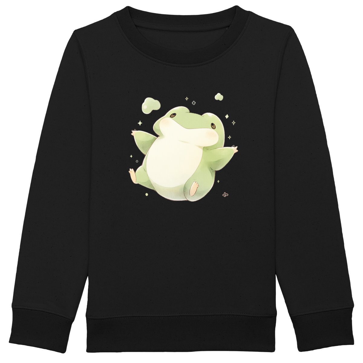 SWEAT-Shirt Unisexe en COTON BIO, Cute Frog