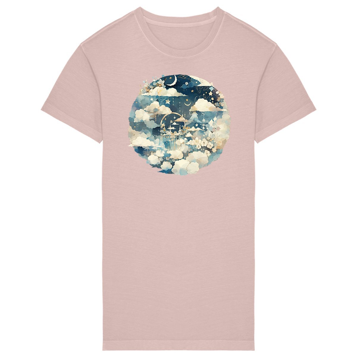 ROBE T-SHIRT 100% COTON BIO, Chic Cloud Mandala