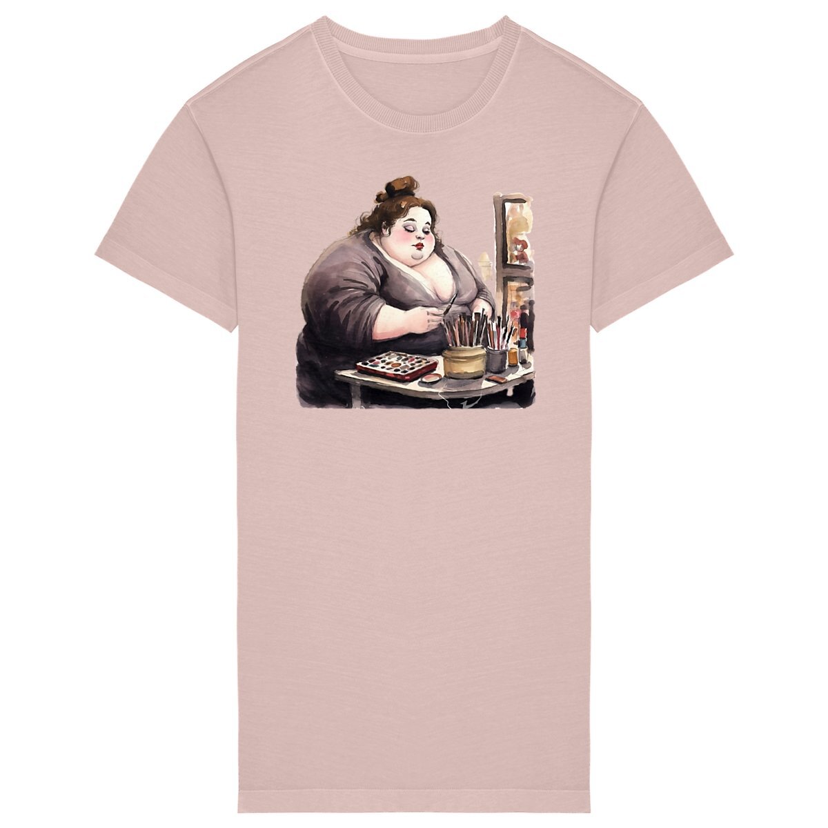 ROBE T-SHIRT 100% COTON BIO, Abondant Women