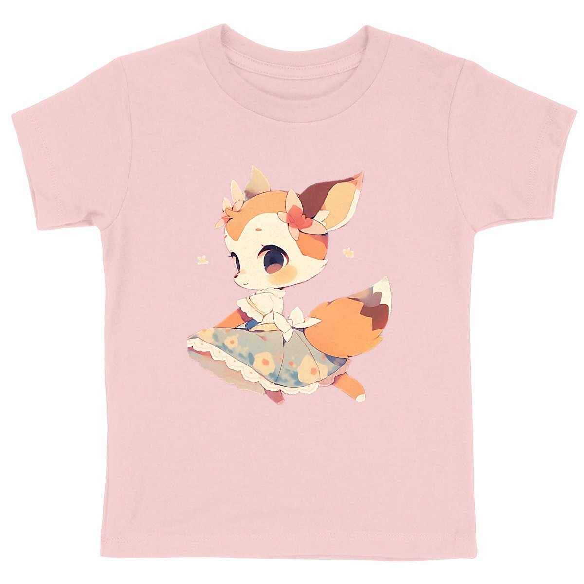 T-SHIRT ENFANT 100% COTON BIO, Cute Bambi