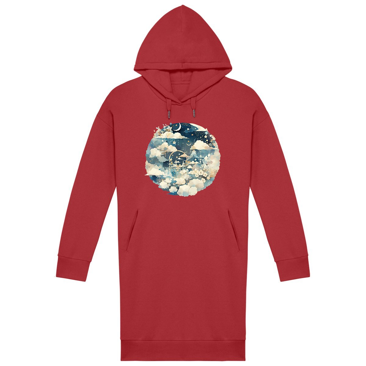ROBE SWEAT en COTON BIO, Chic Clouds Mandala