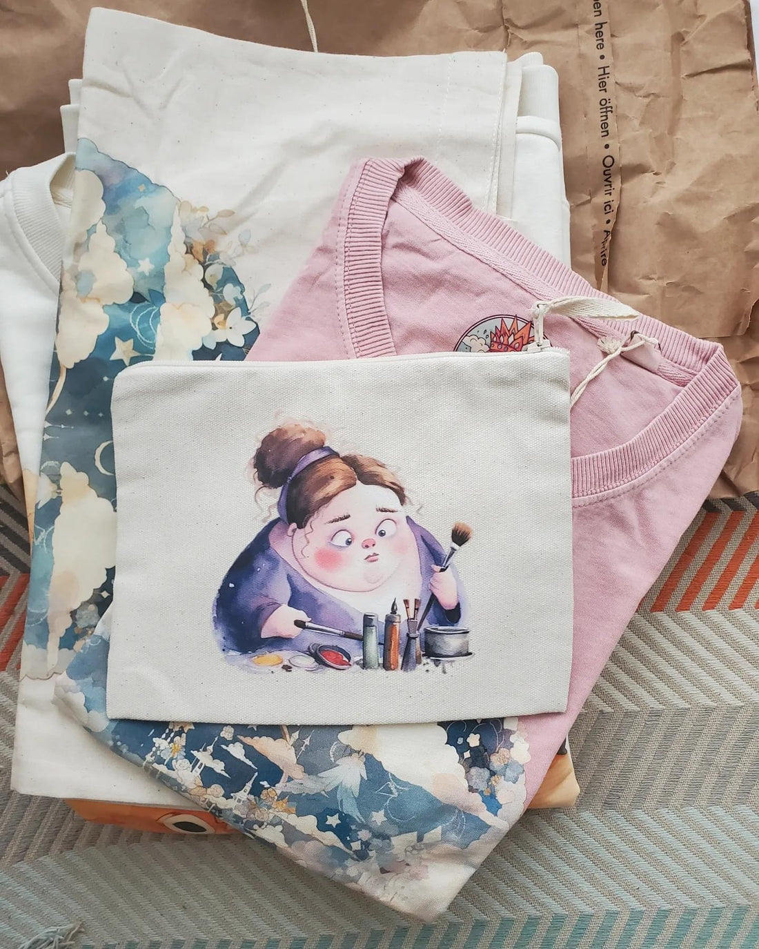 "The Little Odd", pochette à crayons ou trousse de toilette 🐞