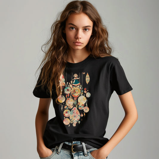 T-SHIRT UNISEXE Léger 100% COTON BIO, Spring Chic - Gling Gling