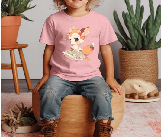 T-SHIRT ENFANT 100% COTON BIO, Cute Bambi
