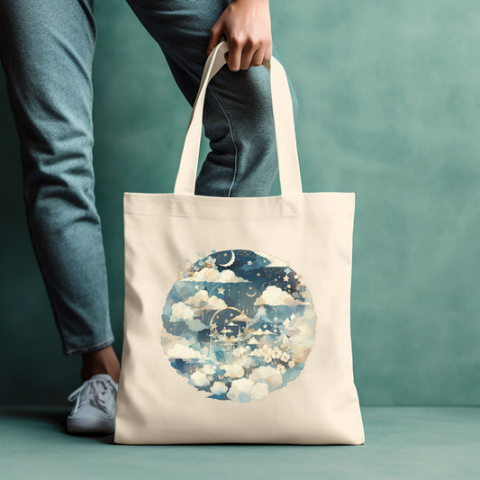 TOTEBAG Léger, Spring Chic - Clouds