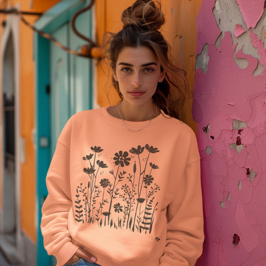 SWEAT-Shirt UNISEXE Léger 100% COTON BIO, Spring Chic