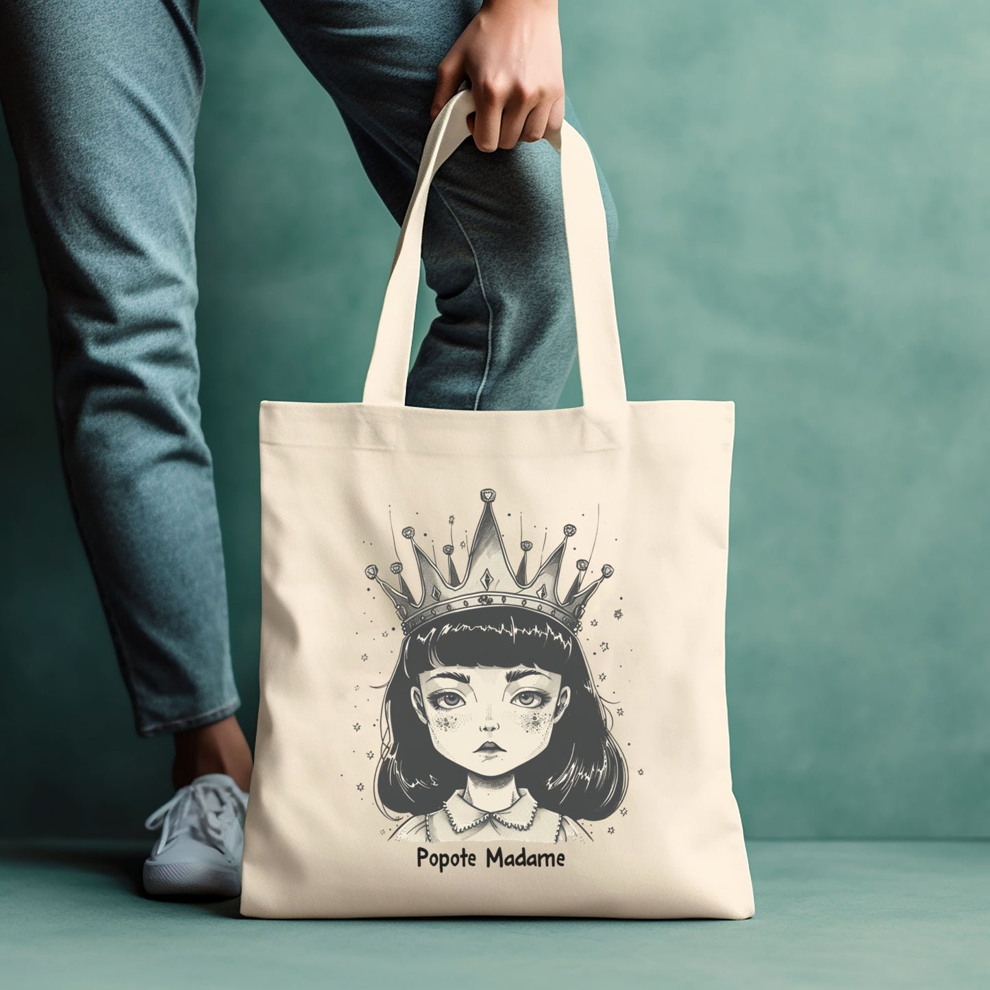 TOTEBAG Léger 100% COTON BIO, Spring Chic - Popote Madame