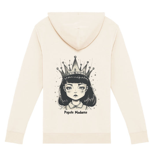 SWEAT à CAPUCHE Zippé UNISEXE en COTON BIO, Spring Chic - Popote Madame