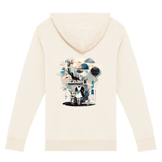 SWEAT à CAPUCHE Zippé UNISEXE, Spring Chic - Surrealism