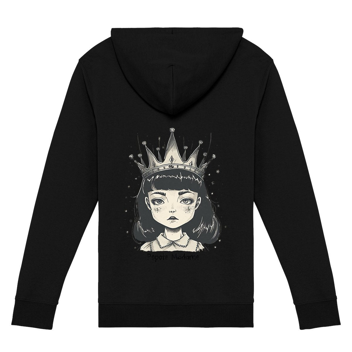 SWEAT à CAPUCHE Zippé UNISEXE en COTON BIO, Spring Chic - Popote Madame