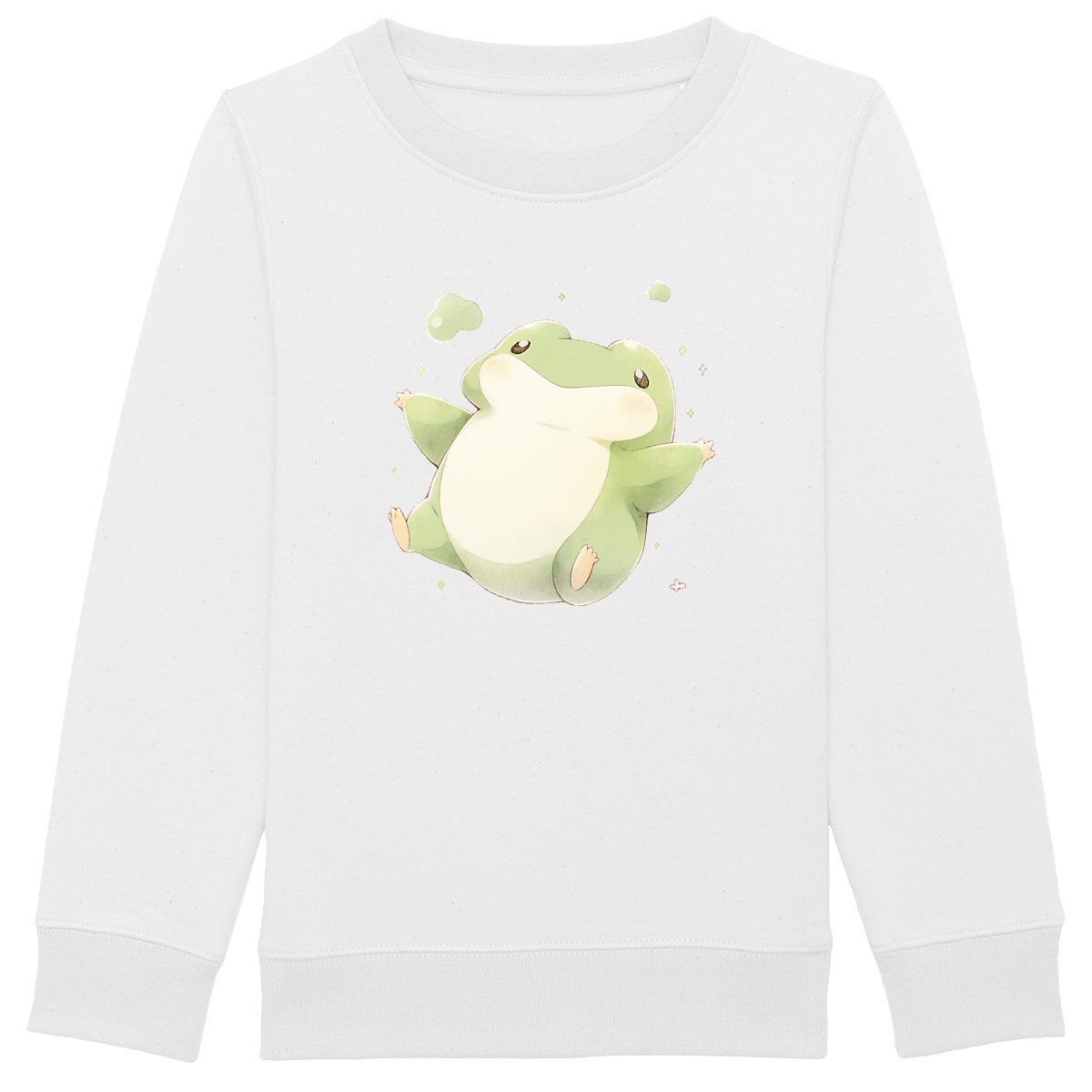 SWEAT-Shirt Unisexe en COTON BIO, Cute Frog