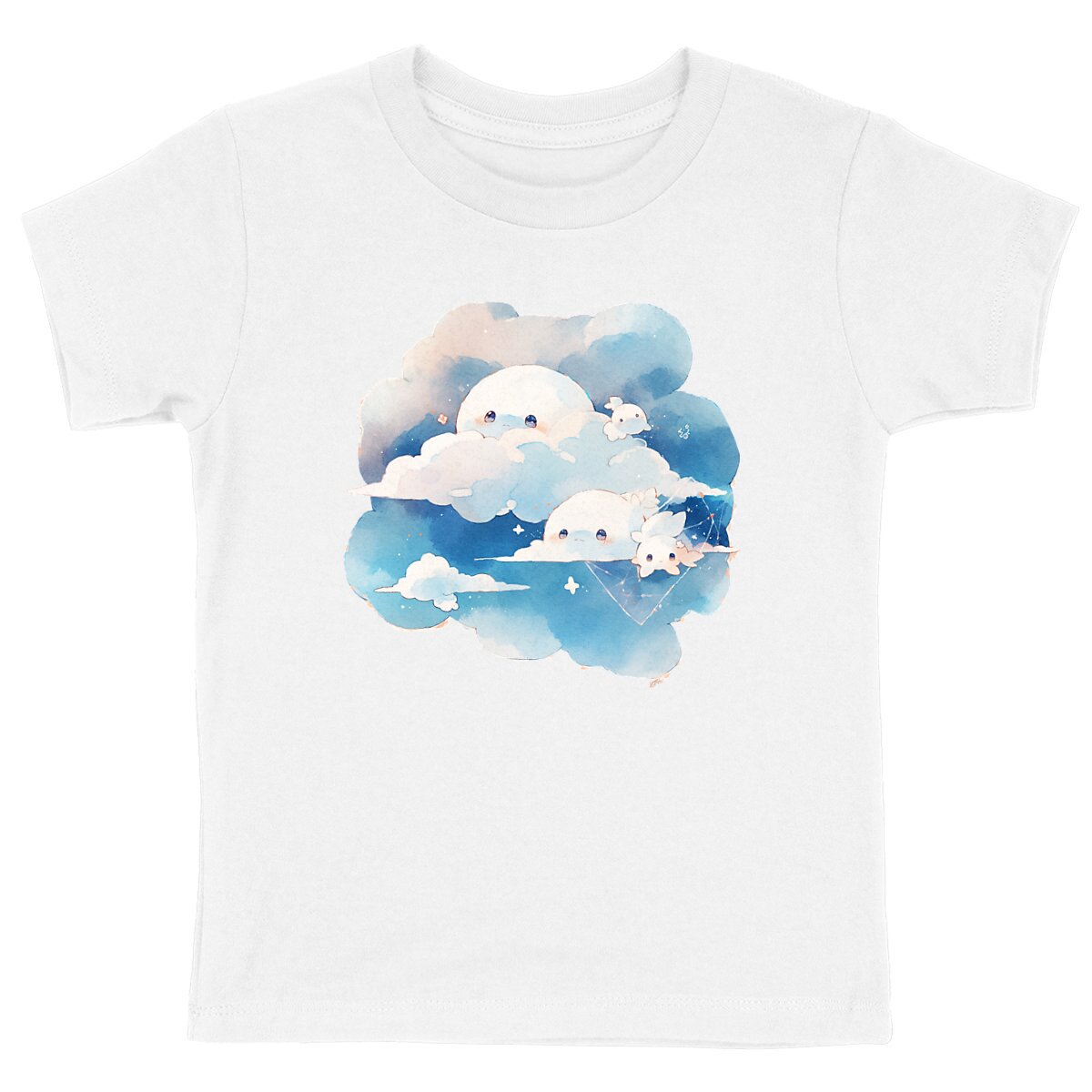 T-SHIRT ENFANT 100% COTON BIO, Cute Cloud