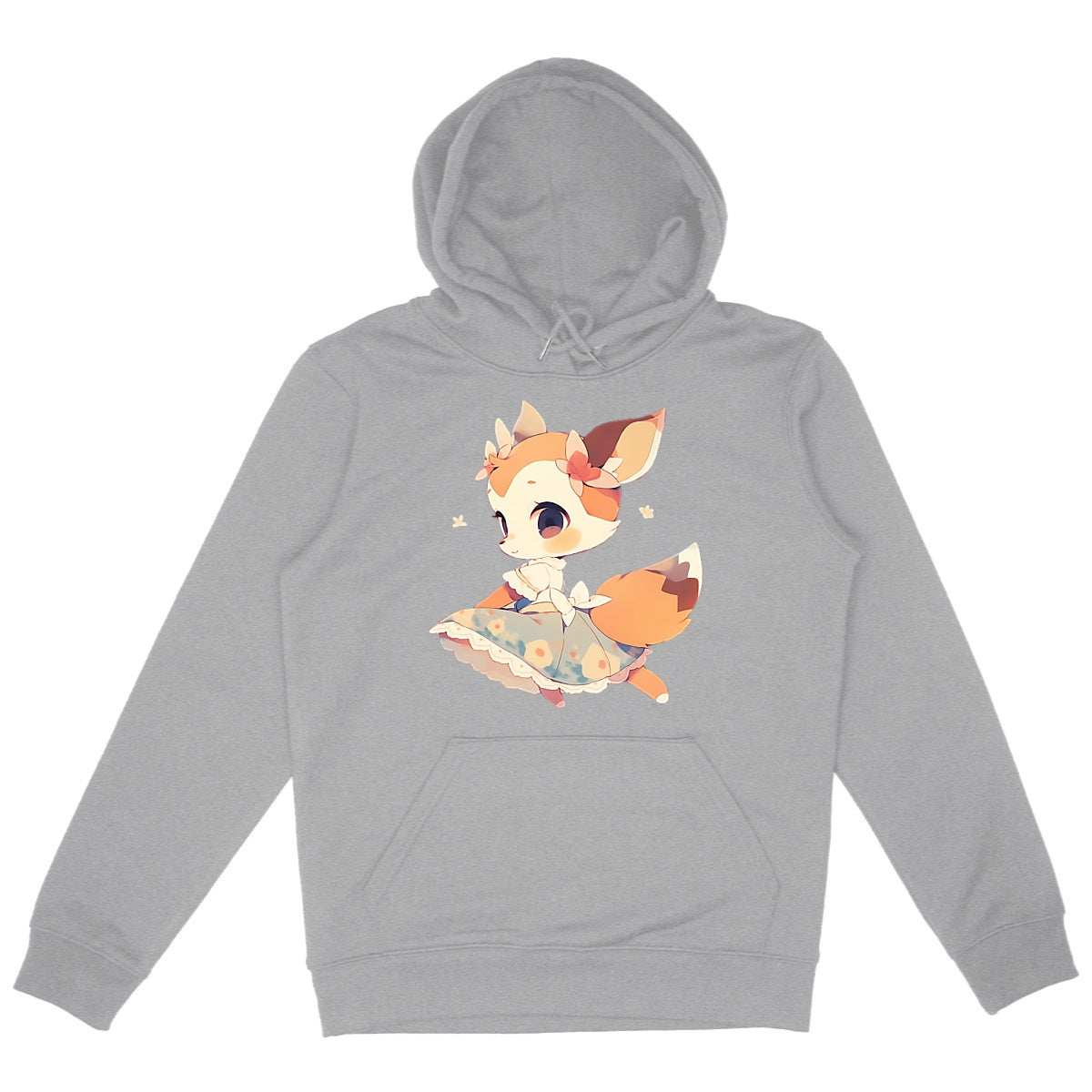 SWEAT à CAPUCHE UNISEXE en COTON BIO, Cute Bambi