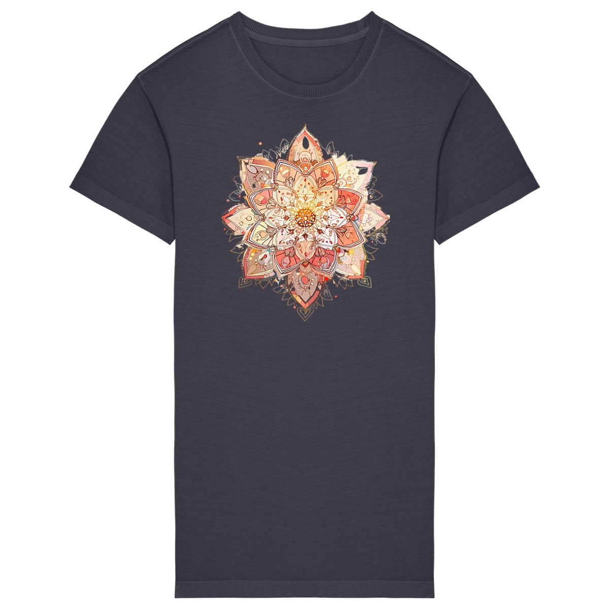 ROBE-SWEAT FEMME 100% COTON BIO, chic Mandala