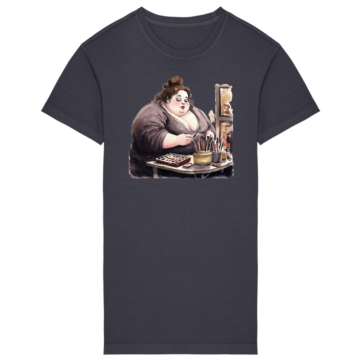 ROBE T-SHIRT 100% COTON BIO, Abondant Women