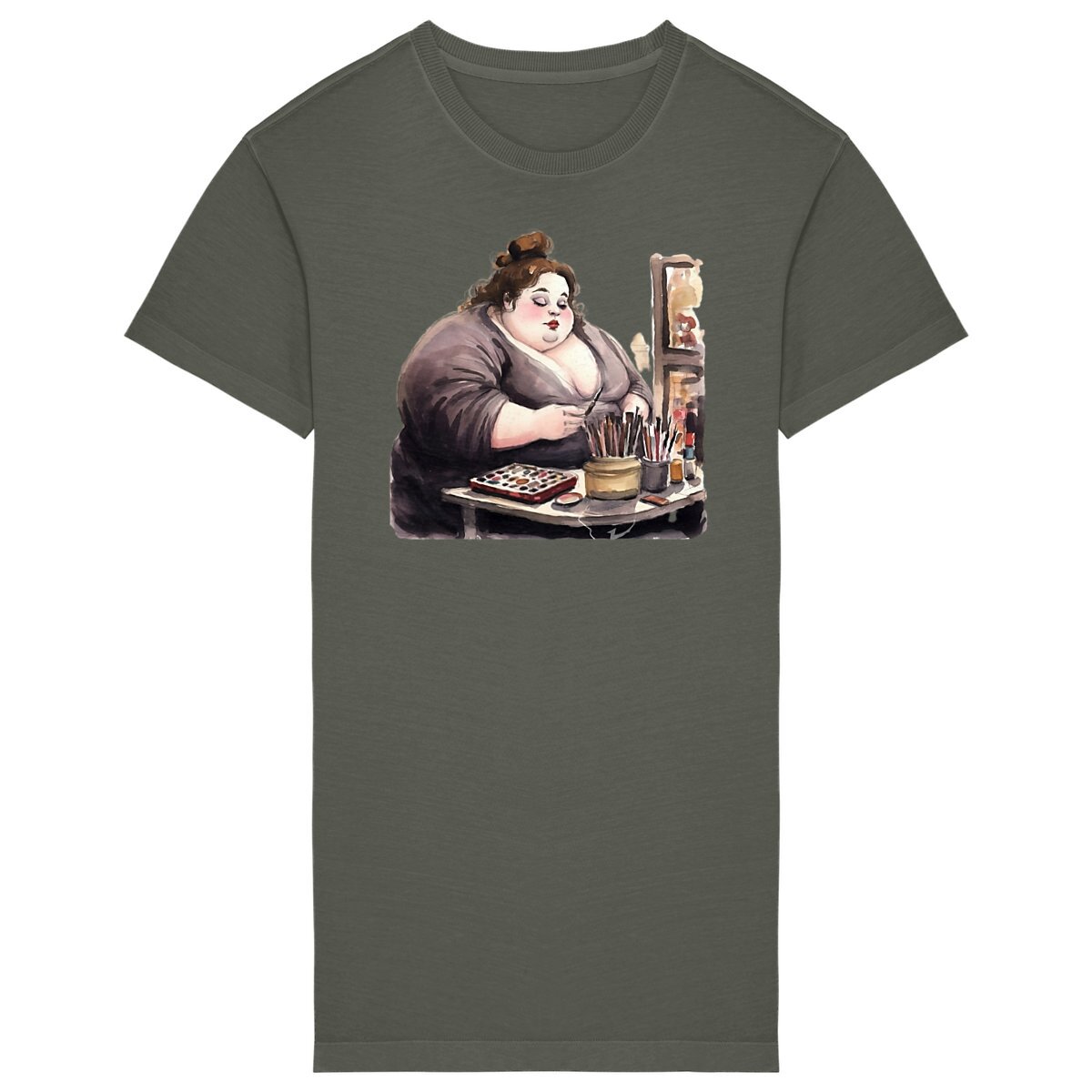 ROBE T-SHIRT 100% COTON BIO, Abondant Women