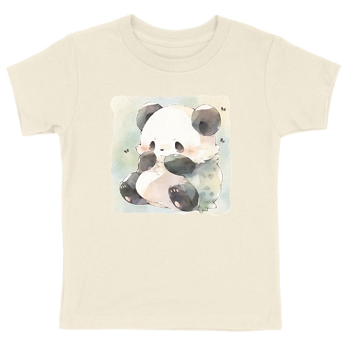 T-SHIRT ENFANT 100% COTON BIO, Cute Panda