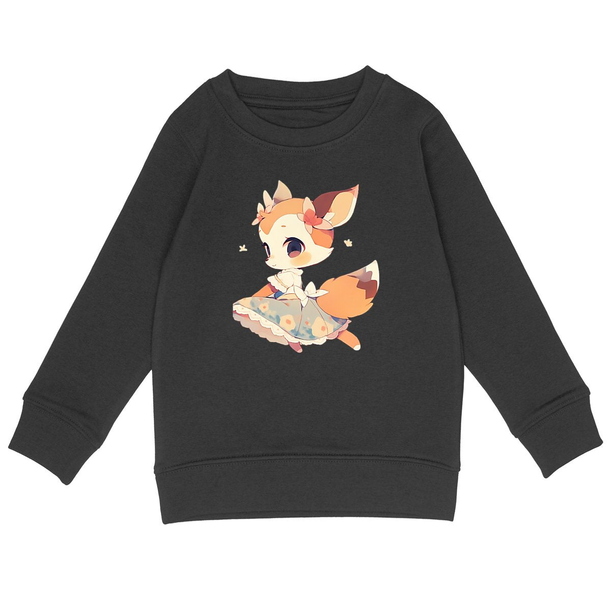 SWEAT-SHIRT ENFANT en COTON BIO, Cute Bambi