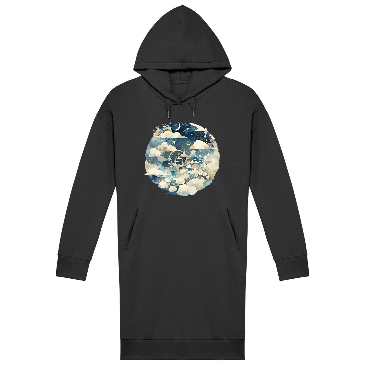 ROBE SWEAT en COTON BIO, Chic Clouds Mandala
