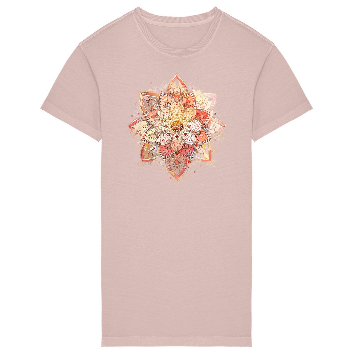 ROBE-SWEAT FEMME 100% COTON BIO, chic Mandala