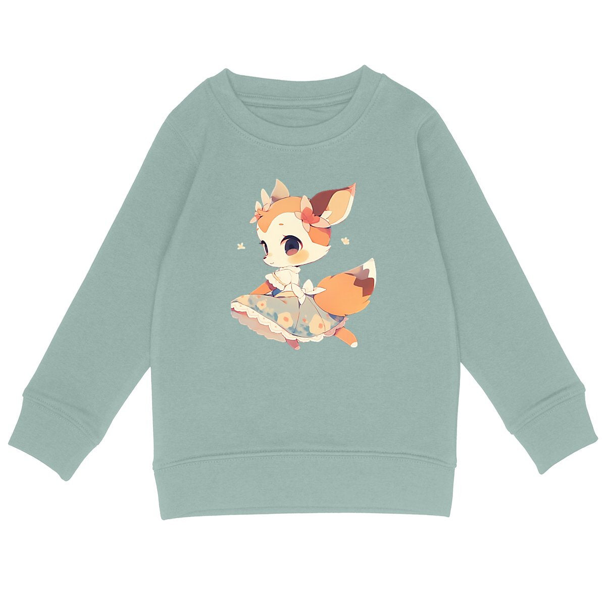 SWEAT-SHIRT ENFANT en COTON BIO, Cute Bambi