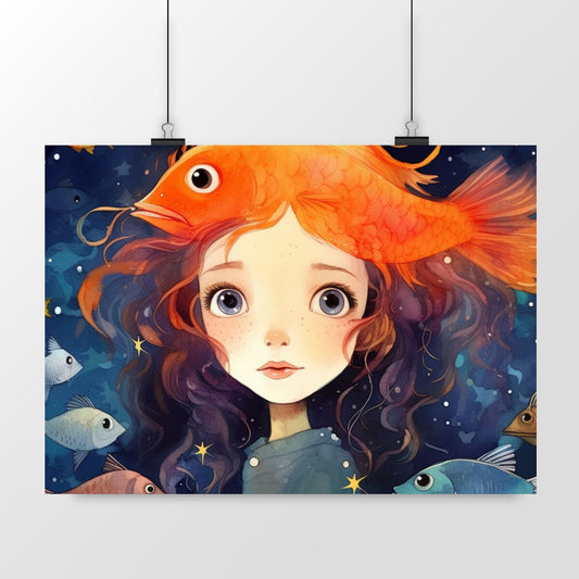 POSTER HORIZONTAL MAT ou SATIN, Misspopote 